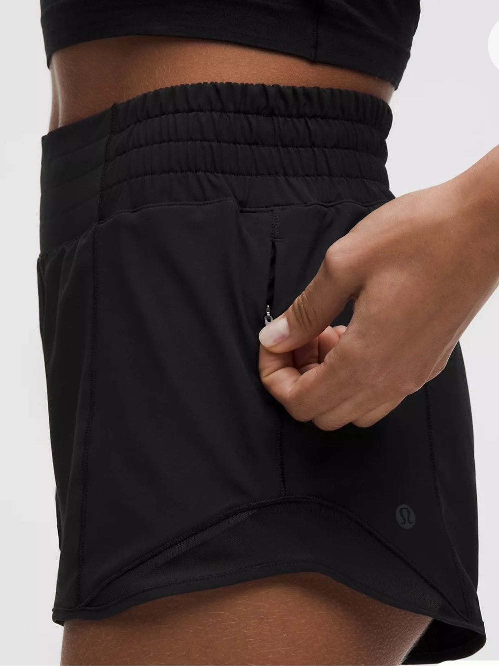 Lululemon Hotty Hot High-Rise Lined Shorts 2.5” Black Women’s Size 2*R23